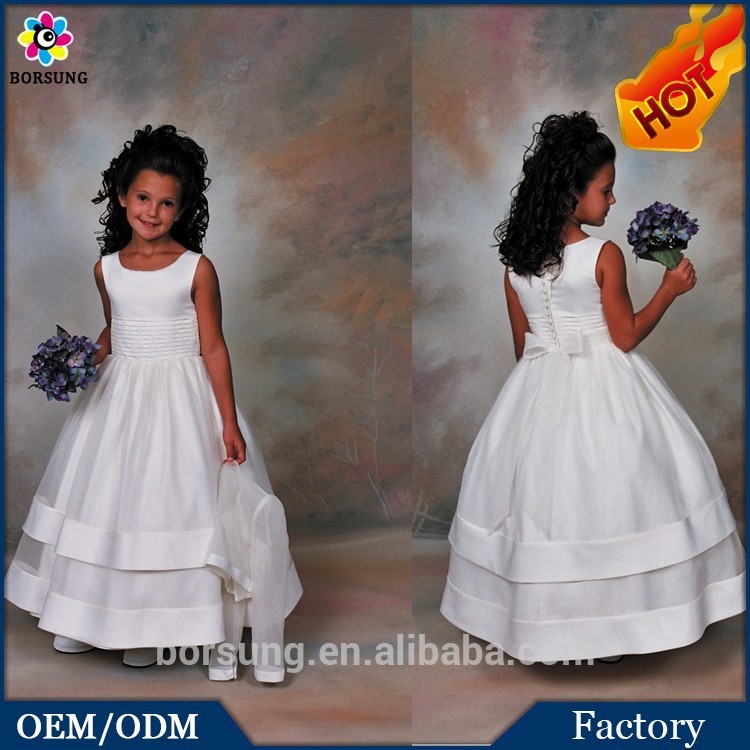 子供の女の子のドレスを夏の最新2015フラワーガールのドレスの長い袖のオーガンジージャケット-フラワーガールドレス問屋・仕入れ・卸・卸売り
