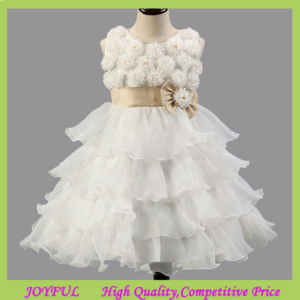 スカラップノースリーブvestidosシフォンガールドレス用ウェディングフラワーガールドレス-問屋・仕入れ・卸・卸売り