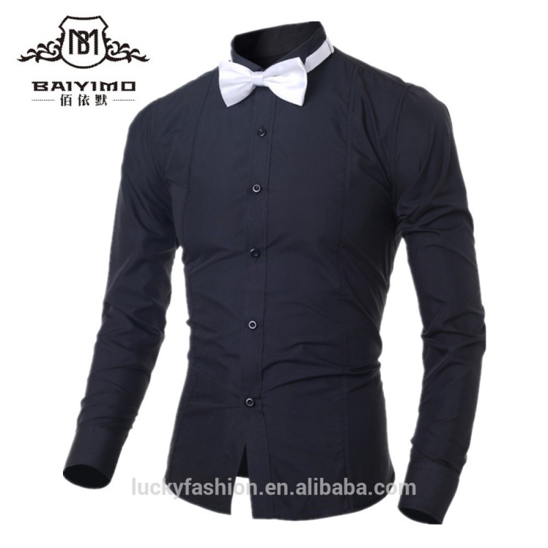 最新のフォーマルなドレスシャツのデザイン男性2016-プラスサイズシャツ、ブラウス問屋・仕入れ・卸・卸売り