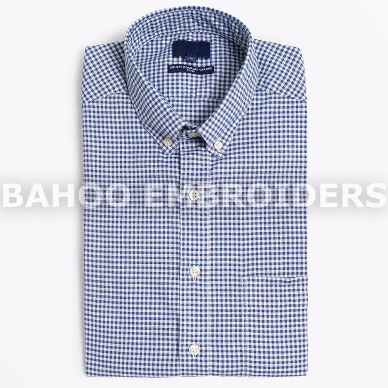 ティーオフコンフォートオックスフォードシャツ-ブルー色|ドレスシャツ-紳士用シャツ問屋・仕入れ・卸・卸売り