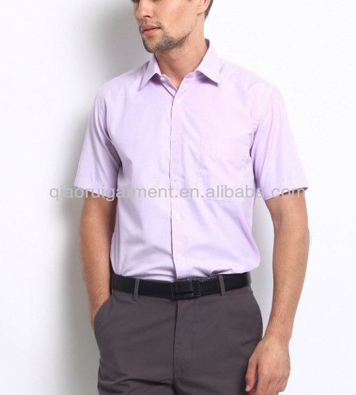 の男性スリムフィットラベンダーフォーマルシャツ-プラスサイズシャツ、ブラウス問屋・仕入れ・卸・卸売り