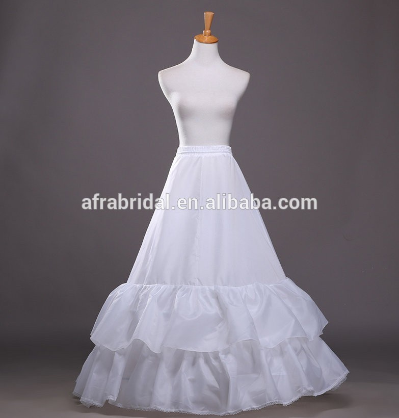 Sw-7052フープライン花嫁の服の長い白安いサリーペチコート卸売-ペチコート問屋・仕入れ・卸・卸売り