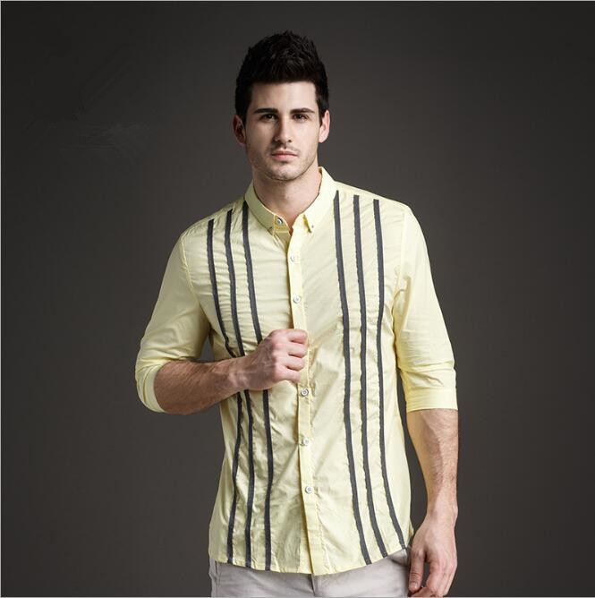 Zm50981a 2016ファッションデザインユニークな男の子ドレスシャツのための男性-紳士用シャツ問屋・仕入れ・卸・卸売り