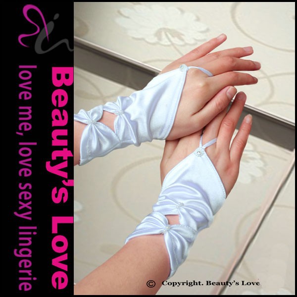 愛のセクシーなサテンの手袋beauty`s抜きグローブfingure結婚式用のアクセサリー-ウエディンググローブ問屋・仕入れ・卸・卸売り