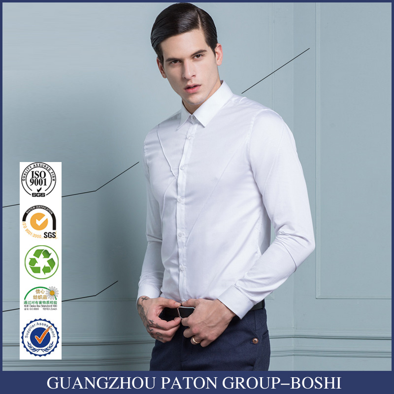 2016広州新しいデザイン男性ビジネスシャツ-プラスサイズシャツ、ブラウス問屋・仕入れ・卸・卸売り