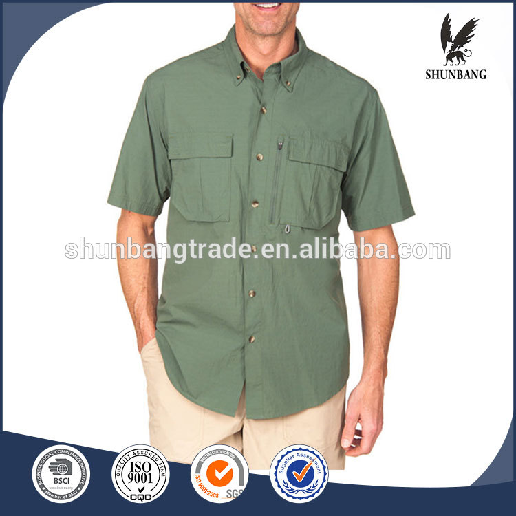 ファッション軽量織生地服オーストラリア男釣りシャツ-プラスサイズシャツ、ブラウス問屋・仕入れ・卸・卸売り