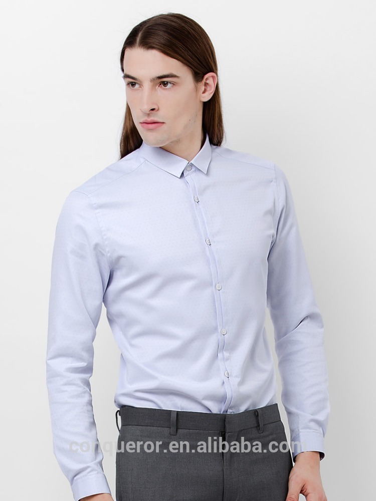 プロフェッショナルシャツメーカー長袖コットンシャツ-プラスサイズシャツ、ブラウス問屋・仕入れ・卸・卸売り
