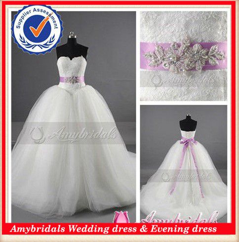 am346a紫と白2015夜会服のウェディングドレス-ウエディングドレス問屋・仕入れ・卸・卸売り