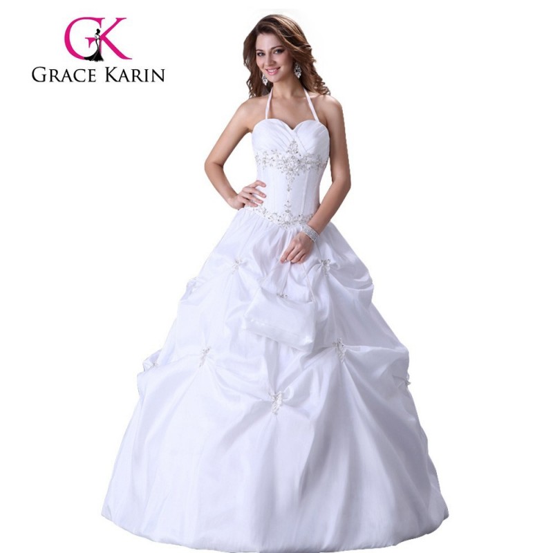 花梨猶予ファッションエレガントな白い花嫁のウェディングドレス2015cl3109-ウエディングドレス問屋・仕入れ・卸・卸売り
