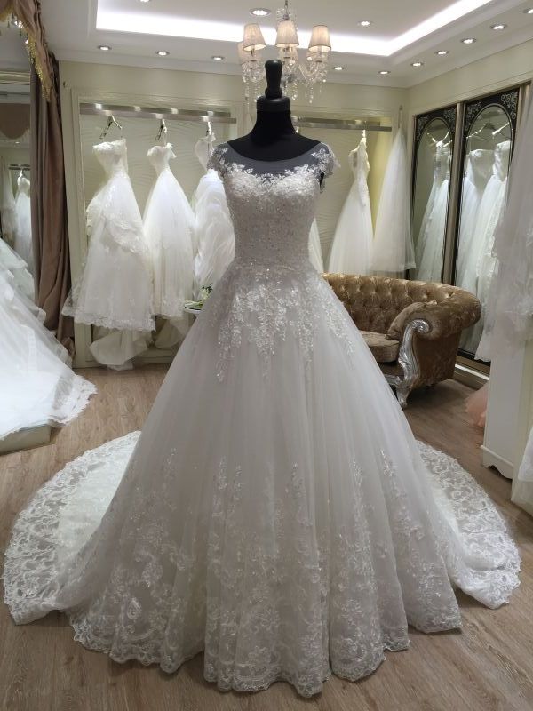 Vestidosデノビアウェディングdresse長い列車でトルコイスタンブール-プラスサイズドレス、スカート問屋・仕入れ・卸・卸売り