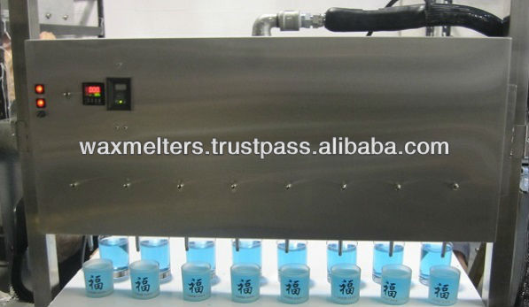 自動化されたオクト- 8バルブ付きワックス調剤機-機械を作るワックス及び蝋燭問屋・仕入れ・卸・卸売り