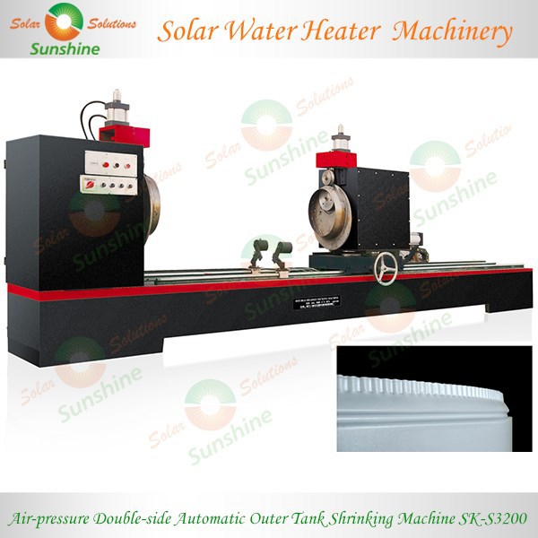 太陽熱温水ヒーター機械空気の圧力外槽エンド両面自動縮小/ネッキング機-他の機械類及び企業装置問屋・仕入れ・卸・卸売り