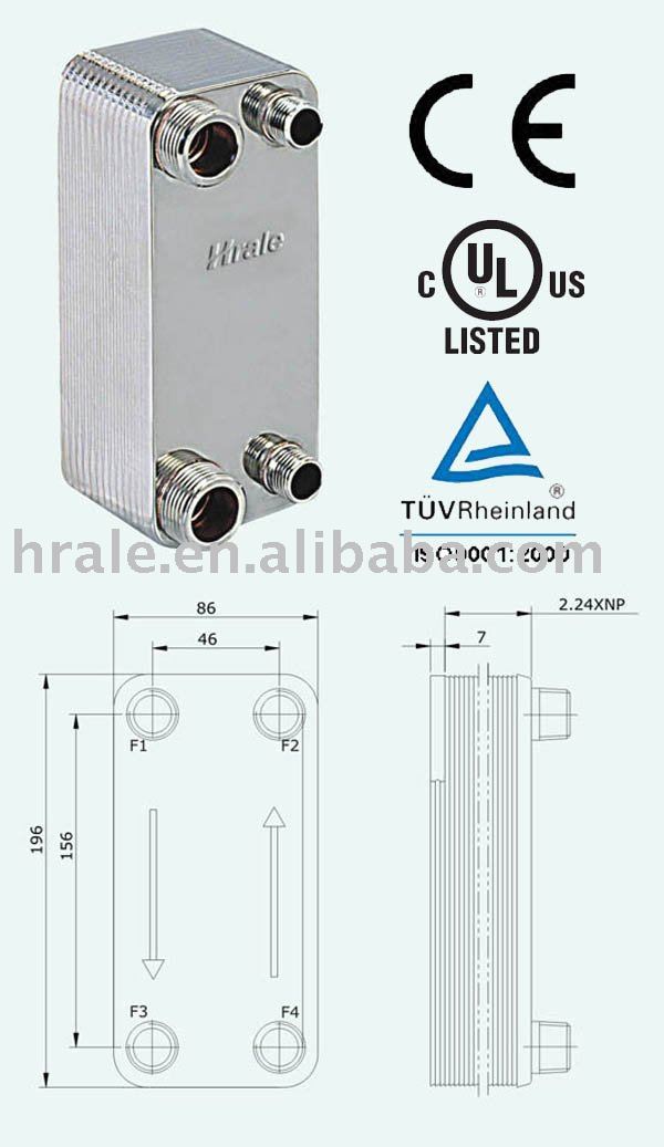 平らな版の熱交換器-熱交換器問屋・仕入れ・卸・卸売り