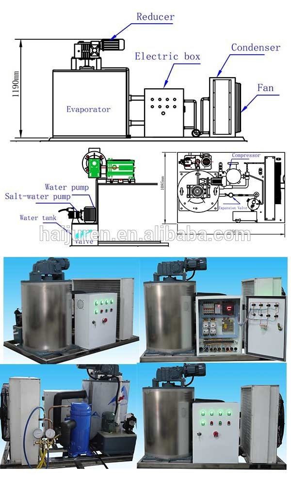 海水フレーク製氷機/3000kg/day海水製氷機-製氷機問屋・仕入れ・卸・卸売り