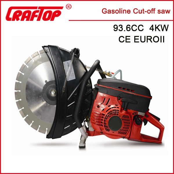 ガス駆動の93.6cc4キロワットeuroii認定は、 カットオフ見たマシン-機械を見た問屋・仕入れ・卸・卸売り