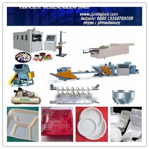 自動高速使い捨てpp/ps/pvcプラスチック板やコップ製造/成形機-包装機械を形作る問屋・仕入れ・卸・卸売り