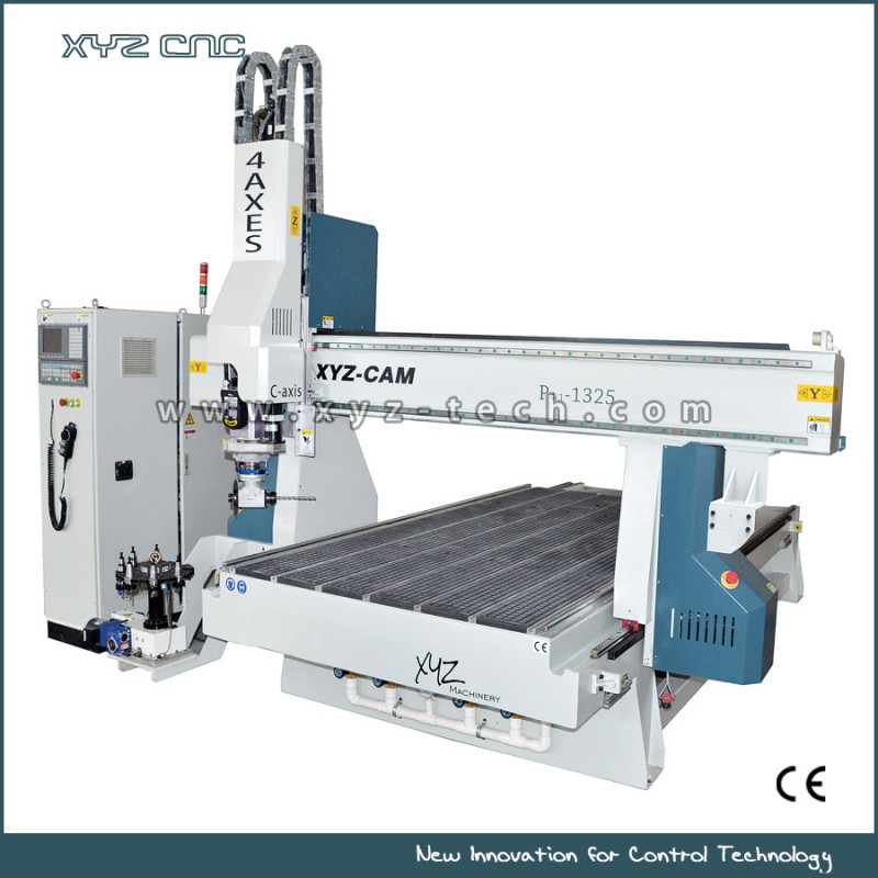 xyz13254軸cncルータのための側面加工切削穴あけのシェルに家庭用電気家具のプラスチック製アプライアンス-木彫機問屋・仕入れ・卸・卸売り
