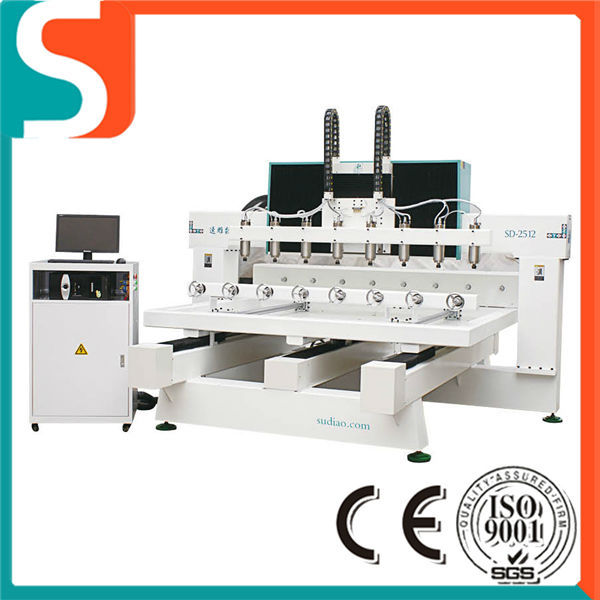 最高の価格中国大手メーカーsd- 1325( 1300*2500*200mm) 中国cncフライス盤/ロータリーcncルータ-木彫機問屋・仕入れ・卸・卸売り