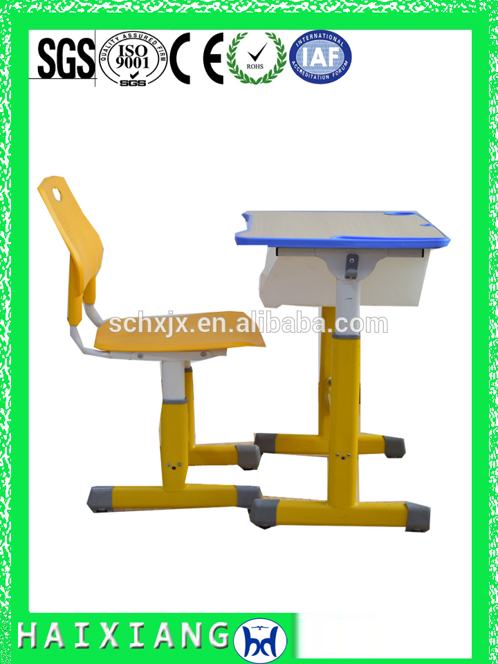 標準寸法サイズの現代学校机と椅子家具機器HXZY066-木彫機問屋・仕入れ・卸・卸売り