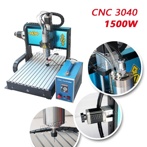 プロの木材cncルータマシンミニ3040mingda1500w4軸cncルータマシン-木彫機問屋・仕入れ・卸・卸売り