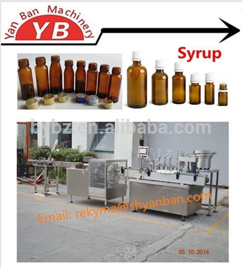 Yb-yg4自動ボトル充填機、 液体充填キャッピングとマシンのラベル付け-おおう機械問屋・仕入れ・卸・卸売り