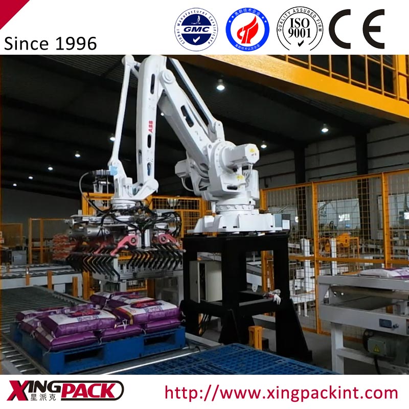ライスバッグロボット包装ライン用palletizingとスタッキング-多機能の包装機械問屋・仕入れ・卸・卸売り