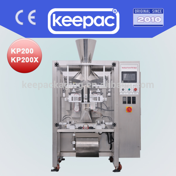 自動プラスチックロールフィルム垂直袋詰め食品包装機からkeepac KP200用サイド-gussetteバッグ-多機能の包装機械問屋・仕入れ・卸・卸売り