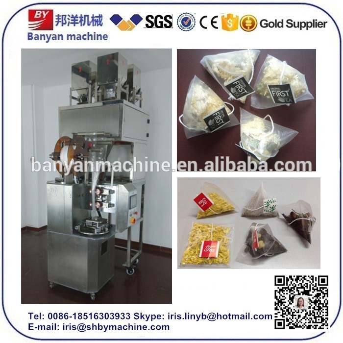 上海manufactury vffs YB-SJB4自動ナイロントライアングルピラミッドティーバッグ包装機0086-18516303933-他の包装機械問屋・仕入れ・卸・卸売り