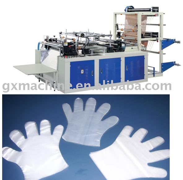 高速二重層使い捨てhdpe/ldpe食品グレードのハンド手袋製造機-機械を作る手袋問屋・仕入れ・卸・卸売り