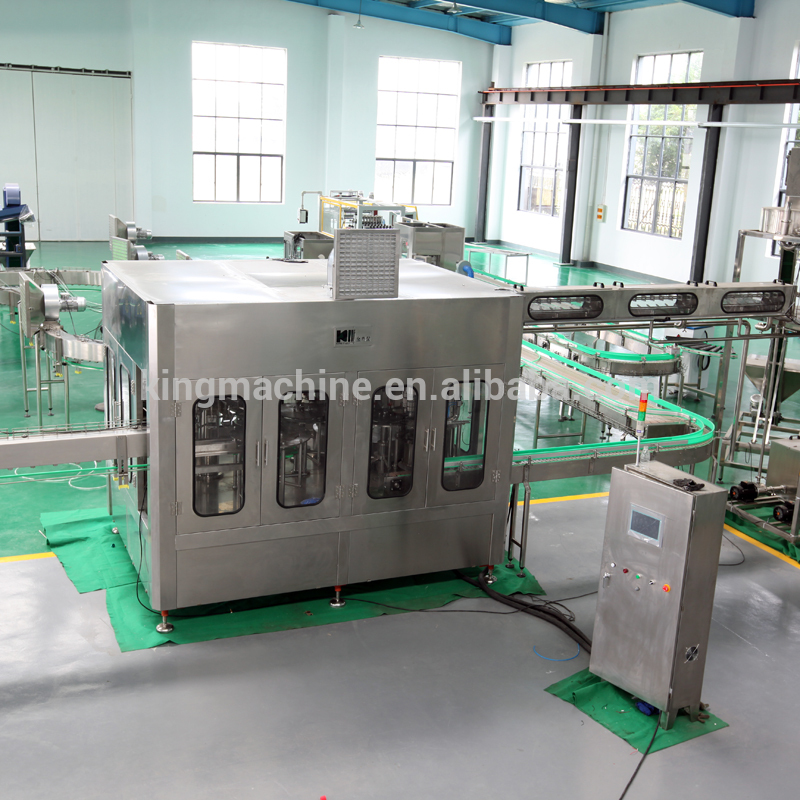 ボトルの水/飲料自動洗濯、 充填、 生産ラインをキャッピング/machine/機械-充填機問屋・仕入れ・卸・卸売り