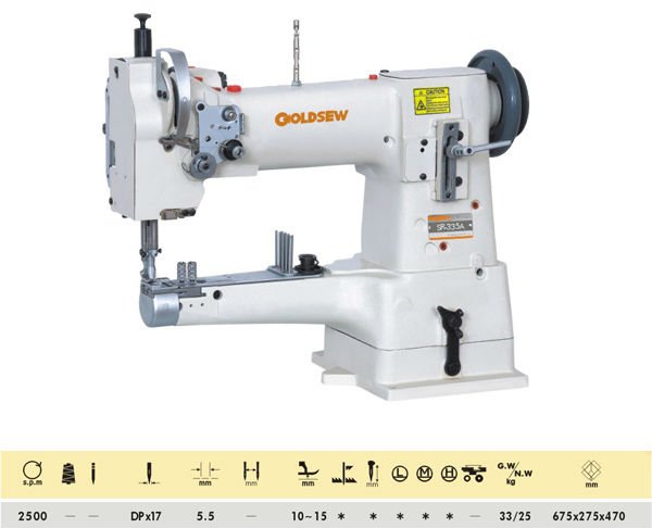 ラッピング靴エジャー335bhシリンダーベッドミシン-皮革製品製造機械問屋・仕入れ・卸・卸売り