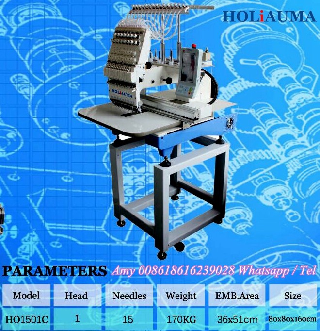 Holiauma高技術トップシステムシングルヘッド7/8インチタッチスクリーン刺繍機用販売-刺繍機問屋・仕入れ・卸・卸売り