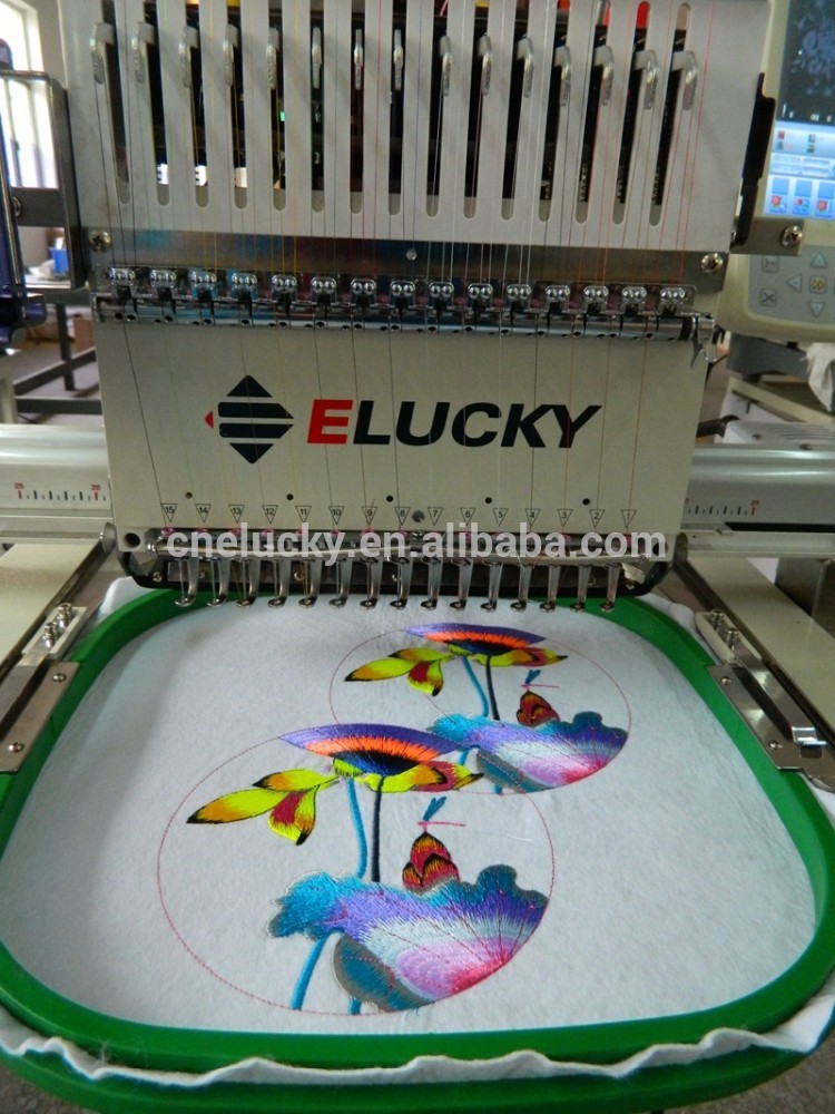 シングルヘッド刺繍機jukiミシン用帽子フラットtシャツ刺繍( EG1501C)-刺繍機問屋・仕入れ・卸・卸売り