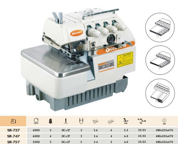 自動潤滑sr-757オーバーロックミシンjuki-ミシン問屋・仕入れ・卸・卸売り