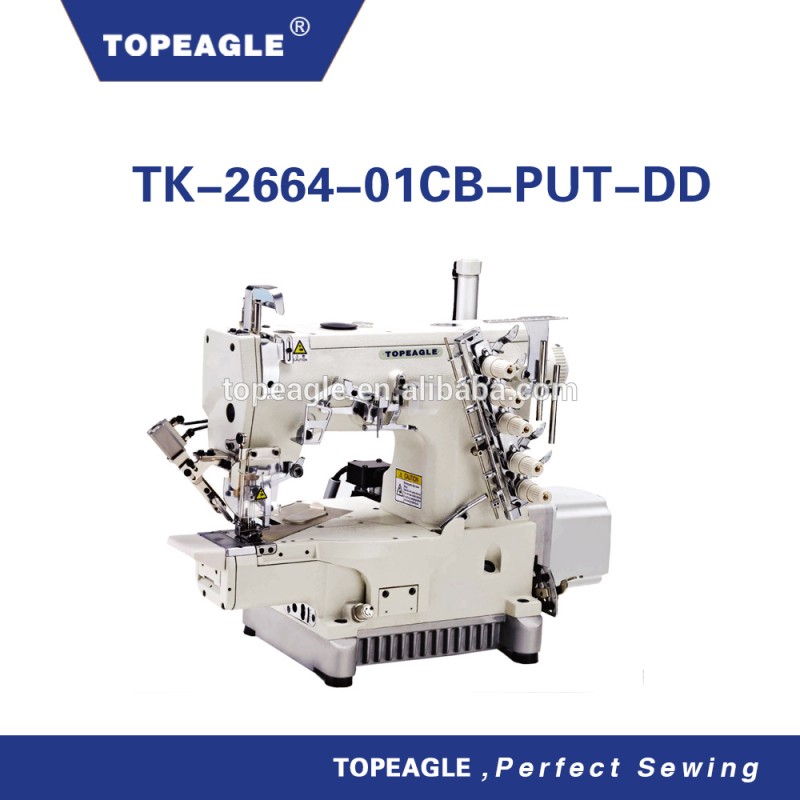 Topeagle TK-2664-01CB/置く/ddダイレクトドライブシリンダーベッドインターロック機で自動エンドニッパー-ミシン問屋・仕入れ・卸・卸売り