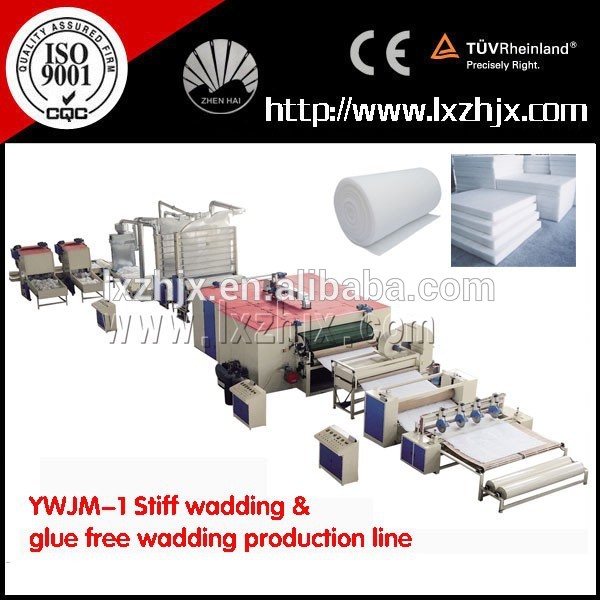 Ywjm- 1硬い詰め物ポリエステル繊維不織布のライン、 ハードウォディングマシンを作る感じ-Nonwoven機械問屋・仕入れ・卸・卸売り