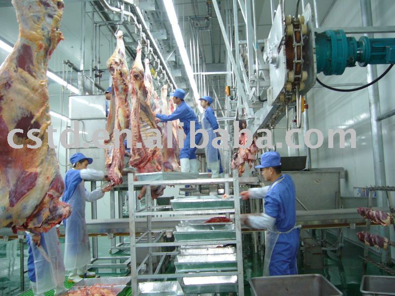 装置を屠殺している牛-食肉加工関連設備問屋・仕入れ・卸・卸売り