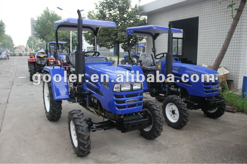 LZ304 30HP 4WDのROP、日よけ、シャトルギヤ転位、muti方法弁の、前部および後部バラストが付いている小さい農場トラクター。-トラクター問屋・仕入れ・卸・卸売り