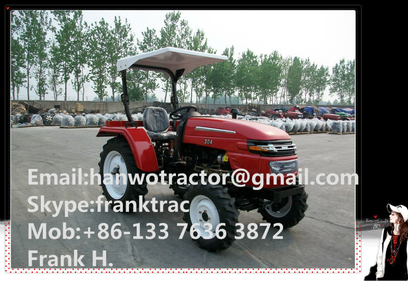 Four wheels tractor 4WD tractors 30hp with sunshade-トラクター問屋・仕入れ・卸・卸売り