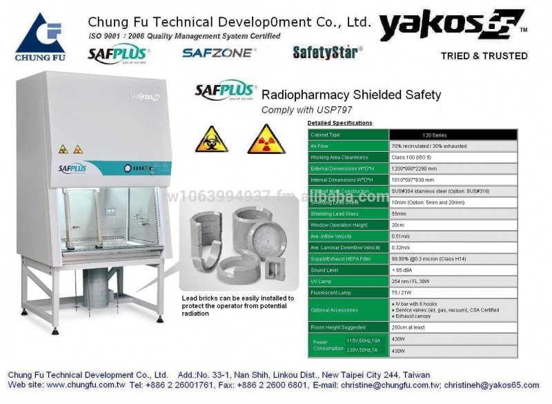 シールド- en12469radiopharmacy安全キャビネット、 ce-薬剤の包装機械問屋・仕入れ・卸・卸売り