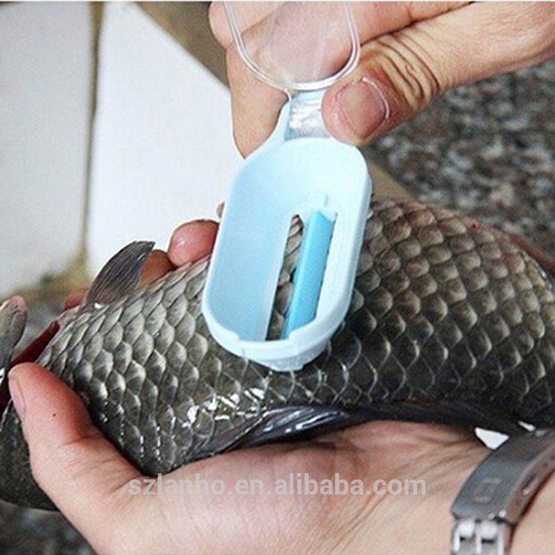 クールプラスチックスクレーパークリーナー魚のスケール除去剤スケーラーピーラーの台所用品ツール-魚の処理機械問屋・仕入れ・卸・卸売り