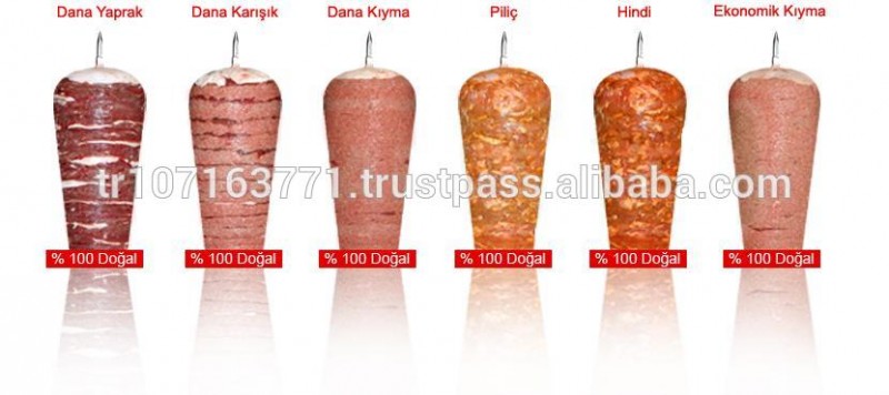 ドネルケバブshawarmaショップ七面鳥-機械を作る肉製品問屋・仕入れ・卸・卸売り