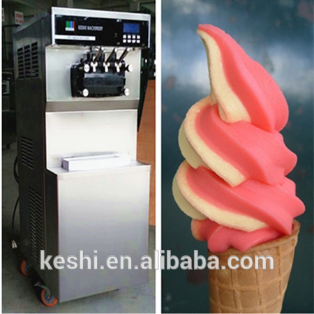 Ke2014年ks-5226市の新しいスタイルの高品質の熱い販売3味商用ソフトアイスクリーム加工機( ce認定)-その他食品加工機械問屋・仕入れ・卸・卸売り