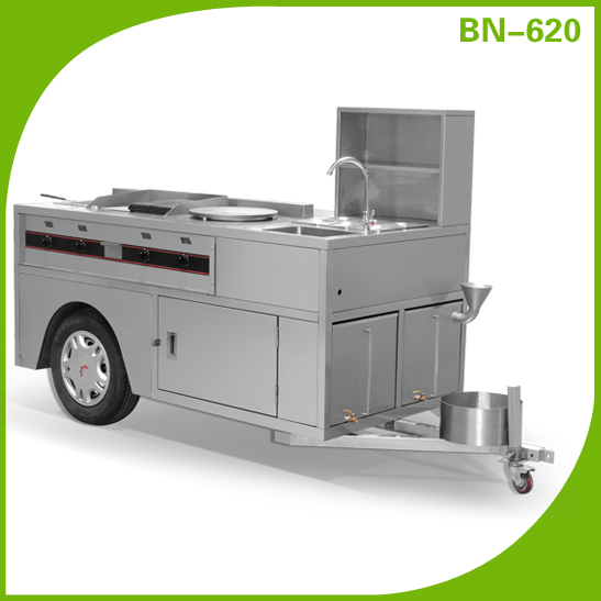 調理機器鋼フードカートチップやアイスクリーム用トレーラー-軽食機械問屋・仕入れ・卸・卸売り