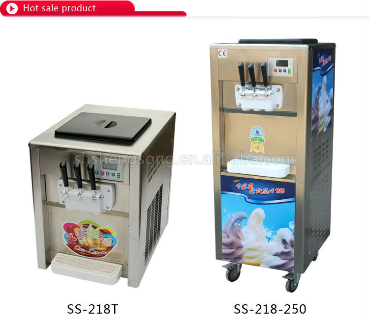 工場価格SS-218T テーブル トップ アイスクリーム アイスクリーム フリーザー機-軽食機械問屋・仕入れ・卸・卸売り