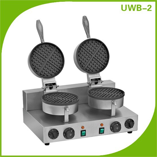 Uwb-2ダブルボイラーワッフルコーンメーカー/アイスクリームコーンパン-ベーキング装置問屋・仕入れ・卸・卸売り