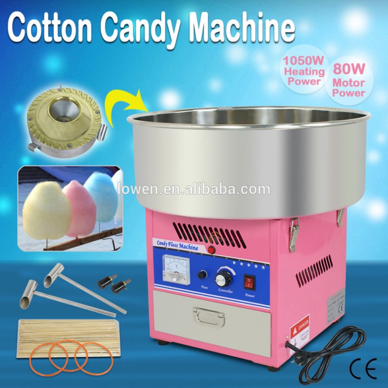 偉大な電気綿菓子メーカー580カーニバルピンク商業装置フロスau/eu/私達プラグ-軽食機械問屋・仕入れ・卸・卸売り