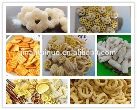 完全自動トウモロコシコーンチップスパフスナック食品機械/productionline/押出スナックの生産ライン-軽食機械問屋・仕入れ・卸・卸売り