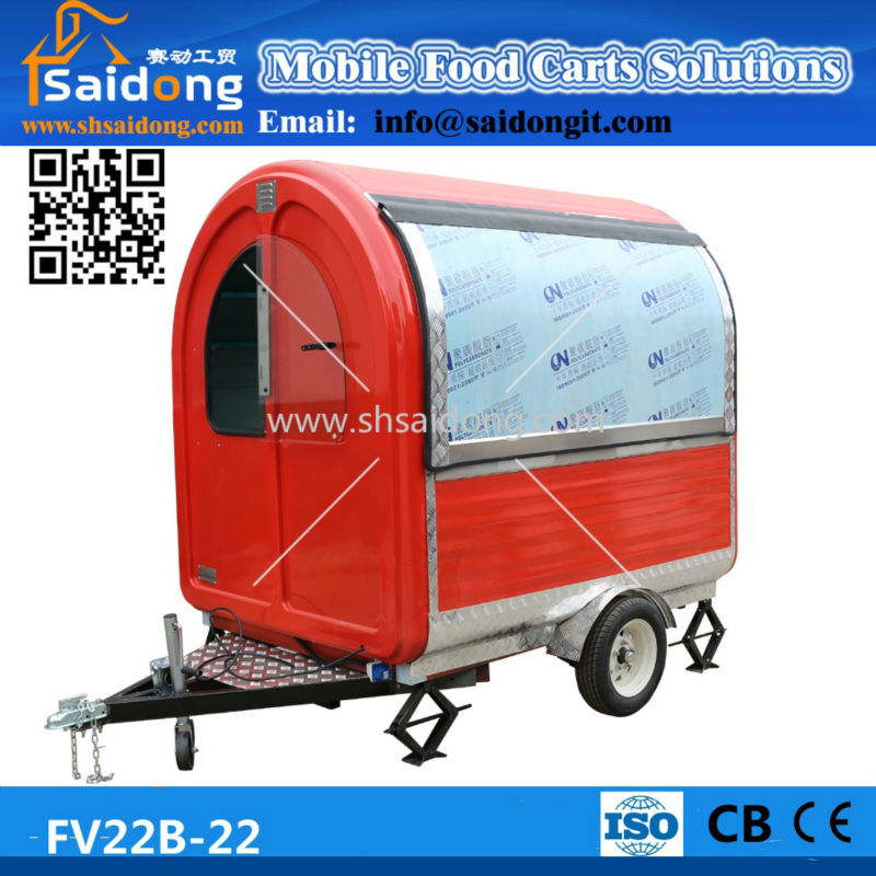 携帯食品トラック/アイスクリームカートホットドッグ携帯食品カート-軽食機械問屋・仕入れ・卸・卸売り
