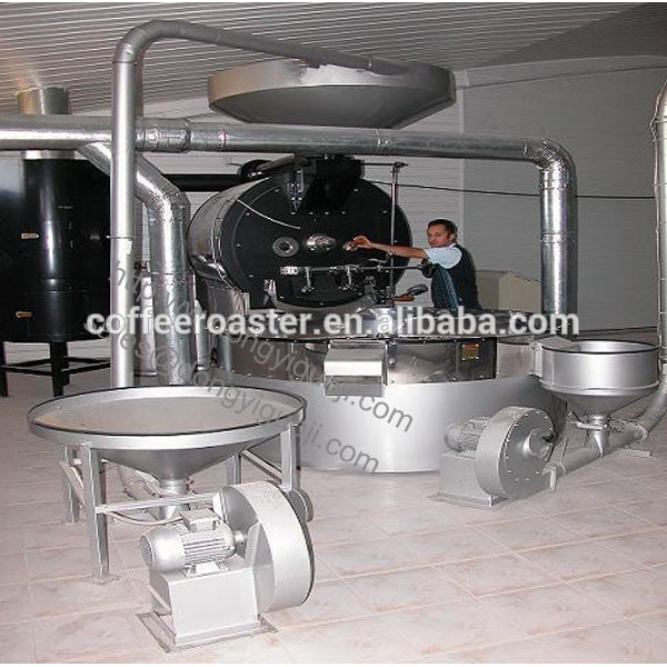 工場直販60kgコーヒー焙煎機/60kgのコーヒー豆焙煎機器( plc、 自動フィーディングコンベア)-ベーキング装置問屋・仕入れ・卸・卸売り